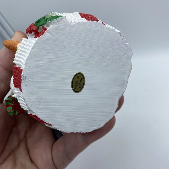 Set Of 3 Snowman Votive Candle Holders Christmas Winter Holiday Snowmen - Picture 8 of 16